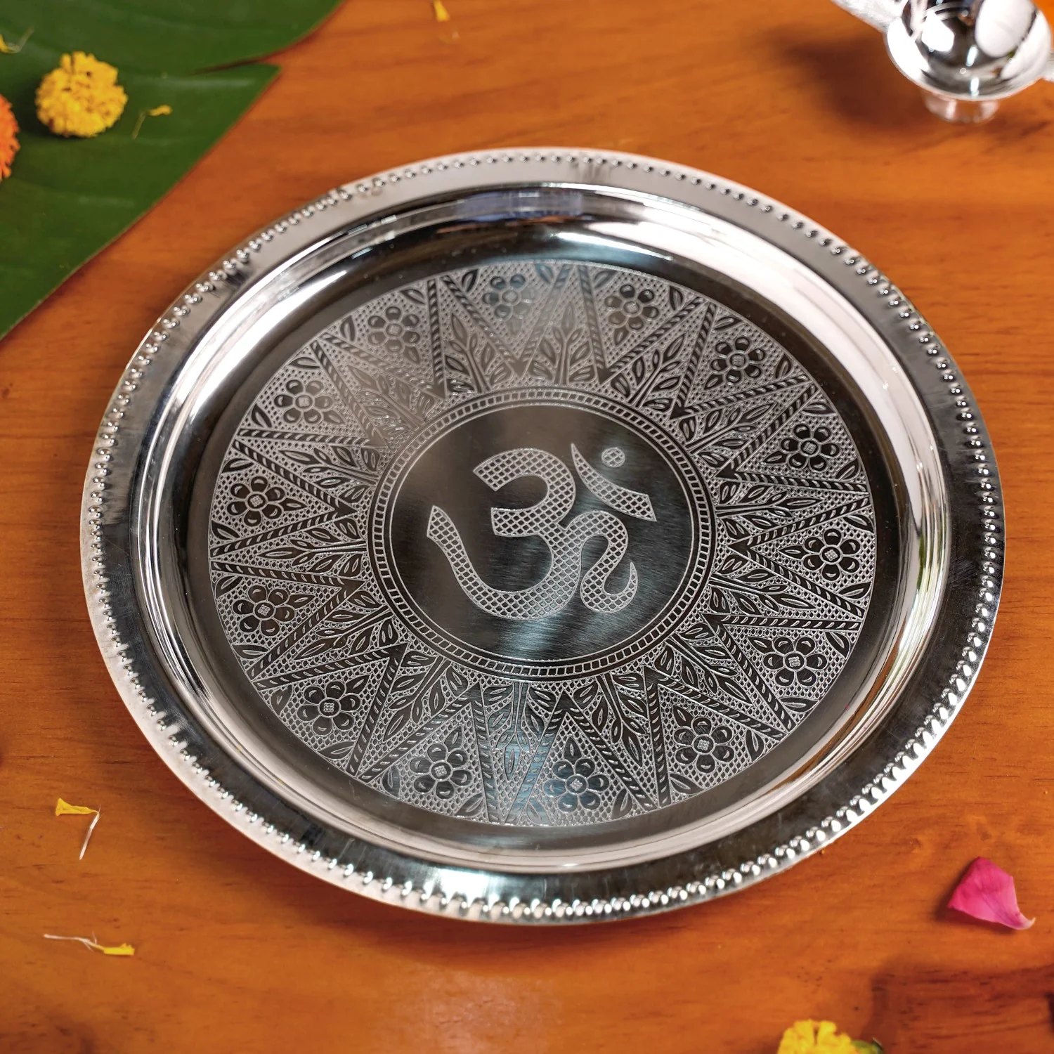 Sandhya Aarti Thali Set Of 6 - Image 6