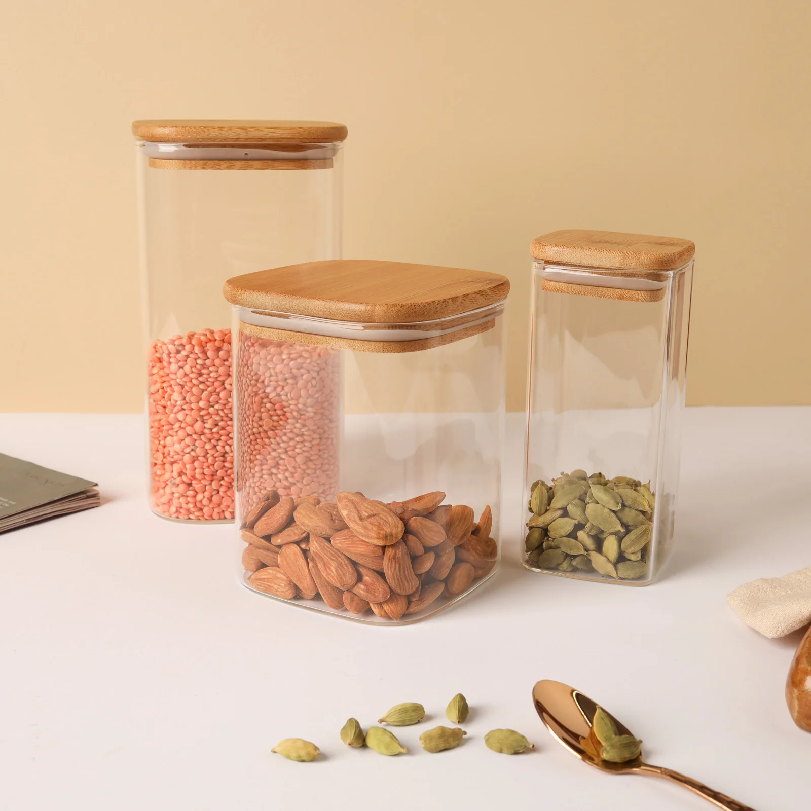 Seal Glass Jar Set of 3 - Image 3