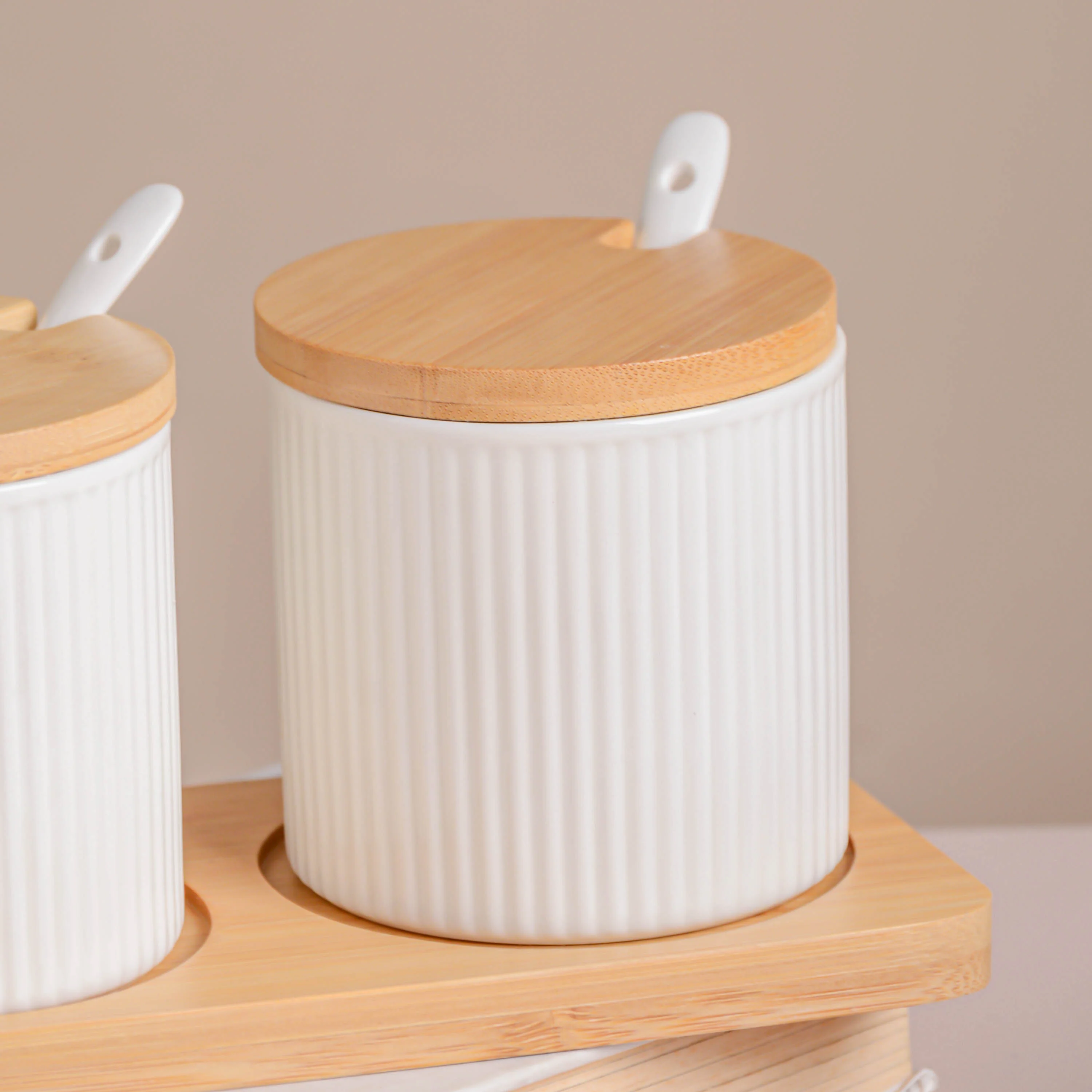 Seasoning Jar Set of 2 with Tray - Image 14