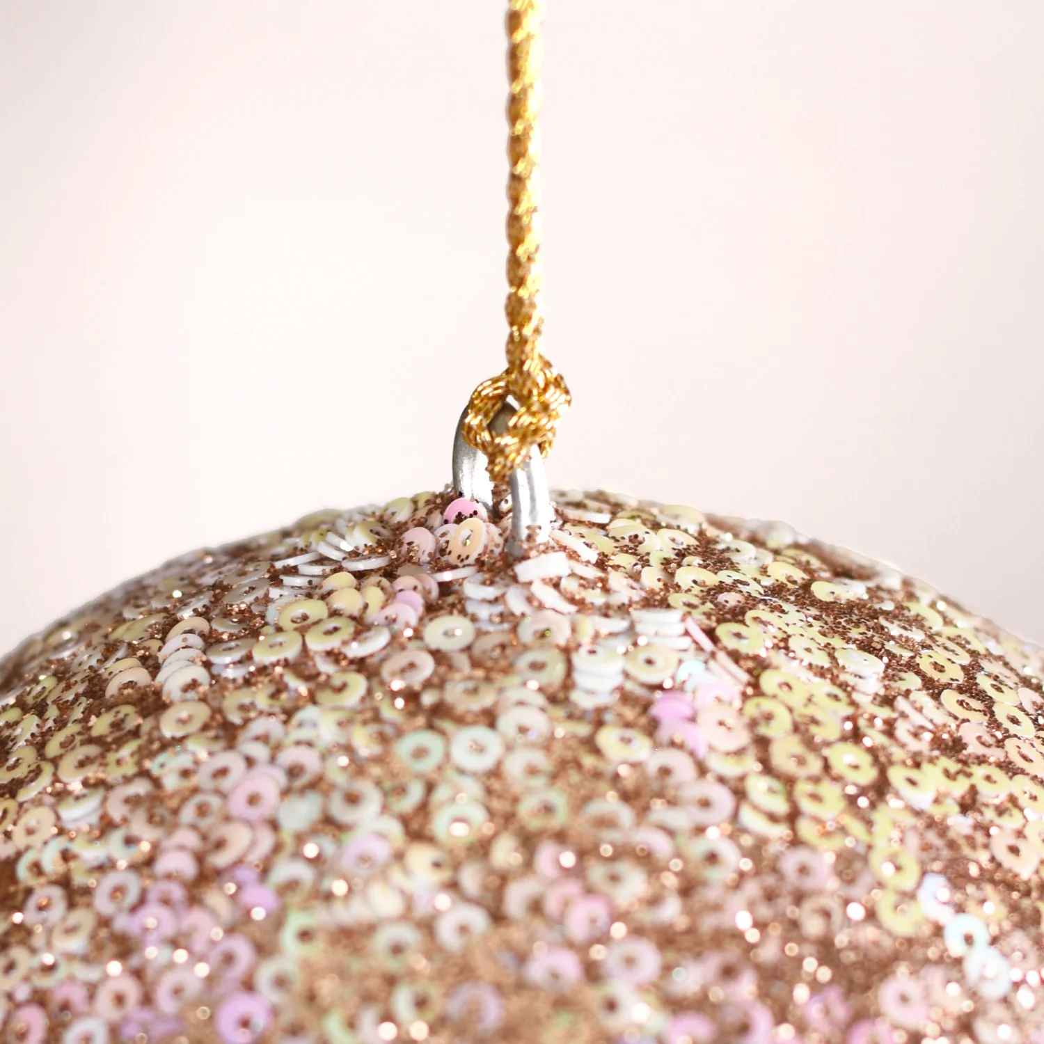 Sequin Baubles For Christmas Tree Decoration Set of 2 - Image 10