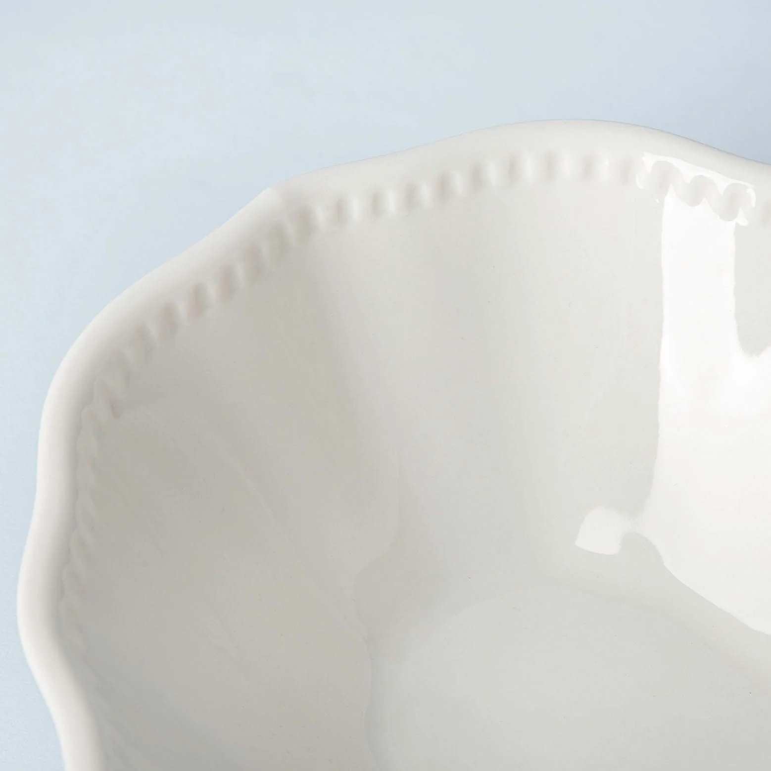 Serena Oval Serving Bowl White 10 inch 800 ml - Image 5