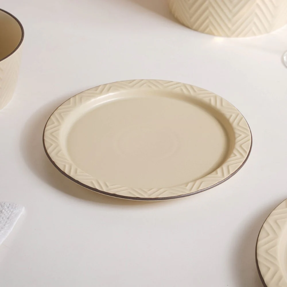 Serenity White 36 Piece Dinner Set For 6 - Image 7