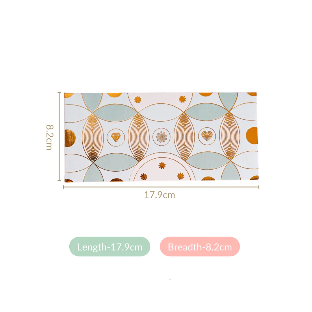 Set Of 12 Light Blue Premium Paper Envelope For Gifting Money - Image 5