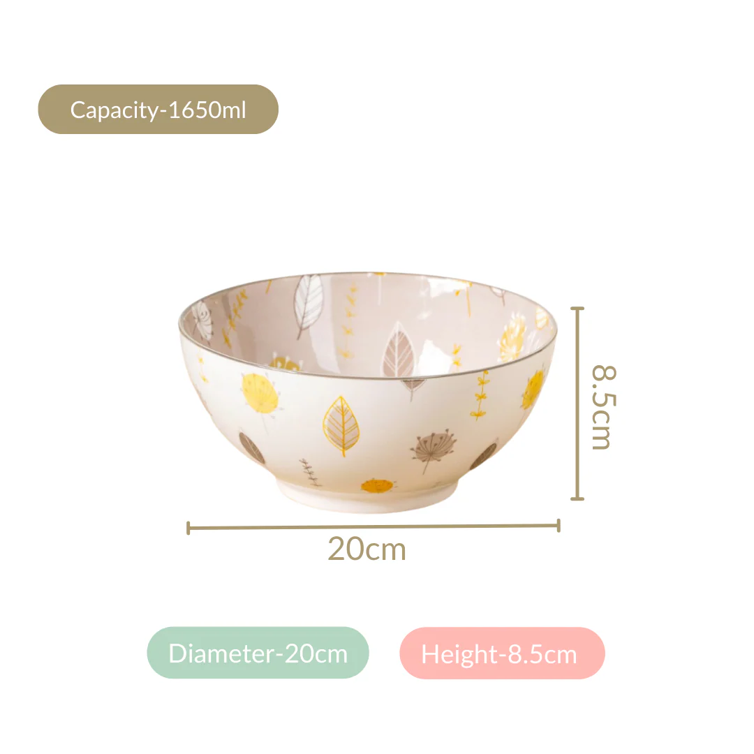 Set Of 2 Dandelion Serving Bowls 1650ml - Image 5
