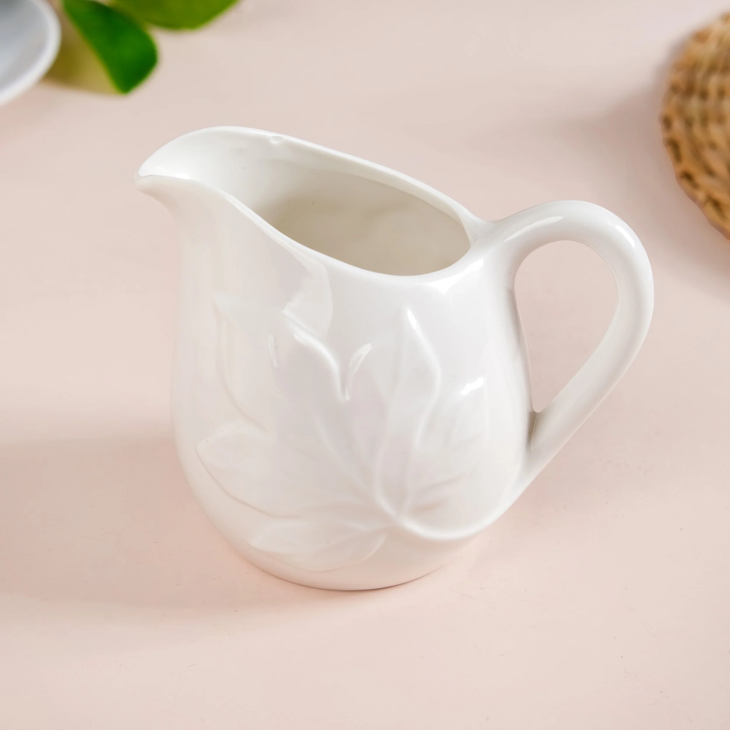 Set Of 2 Sugar And Milk Pots With Wooden Stand - Image 7