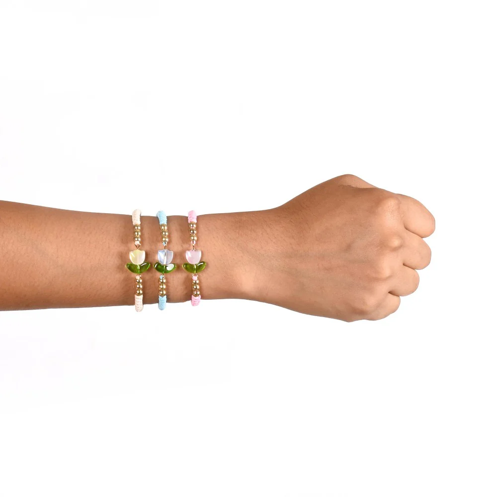 Set Of 3 Tulip Bracelets For Women - Image 3