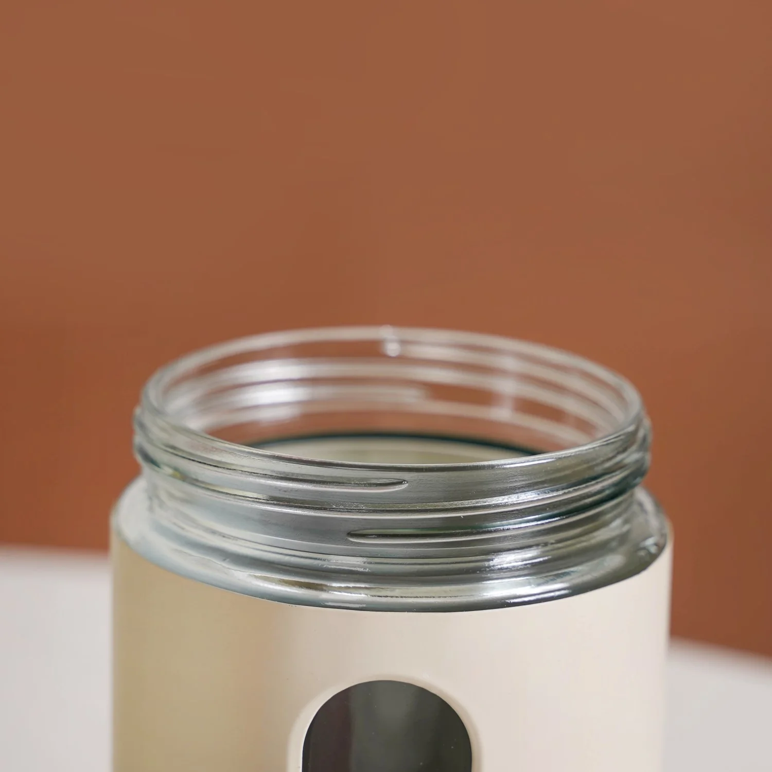 Set Of 4 Glass Storage Canister With Viewing Window 1200ml - Image 6
