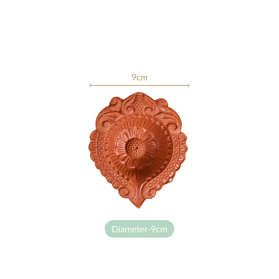Set Of 48 Pure Earthen Clay Diyas - Image 4