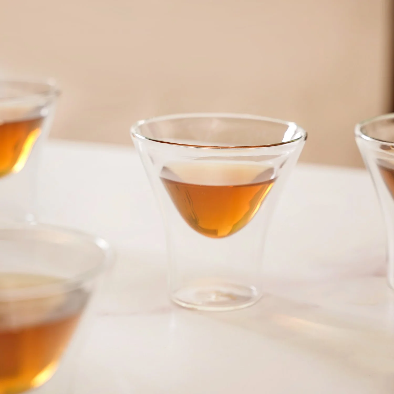 Set Of 6 Wide Top Double Wall Shot Glasses 100ml - Image 8