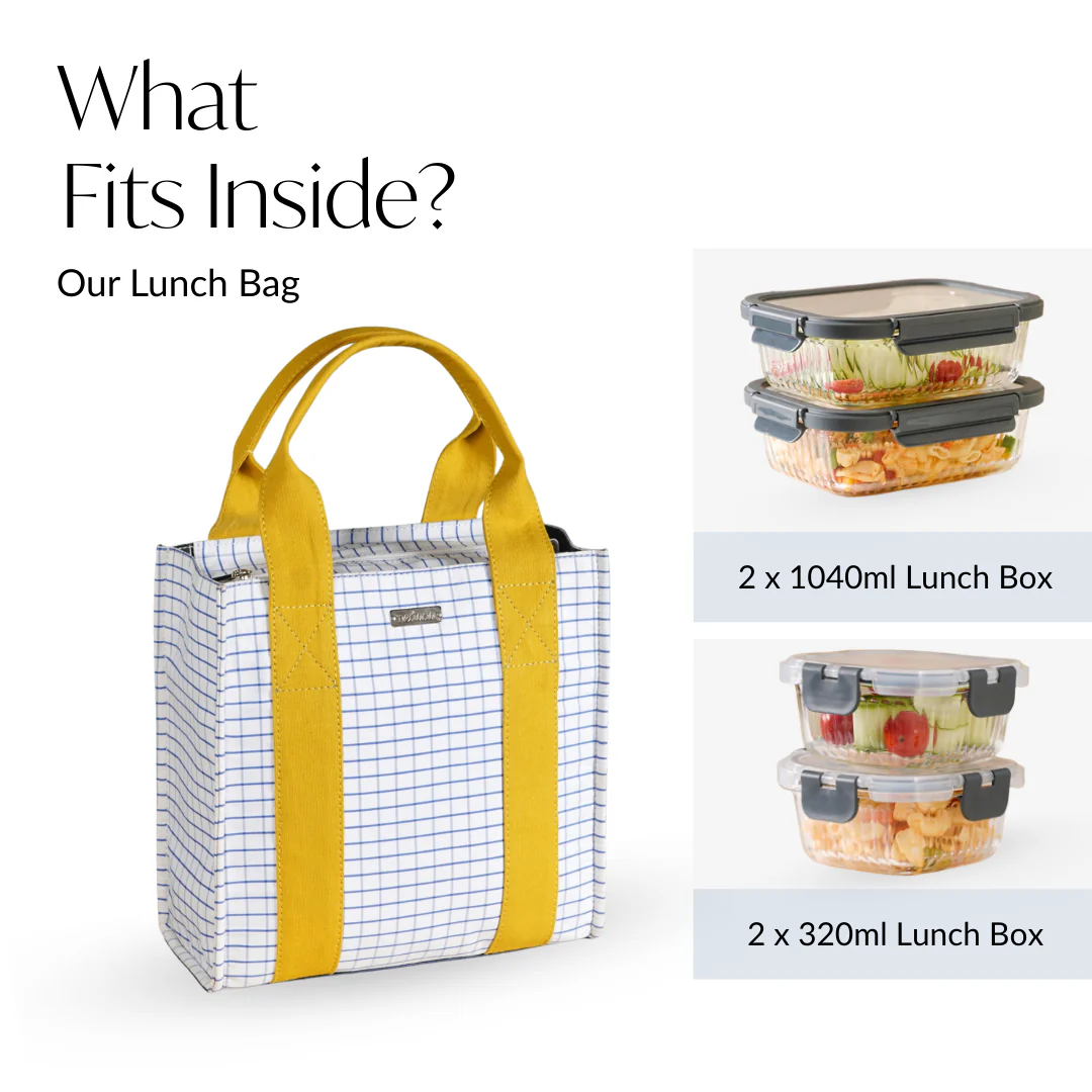 Shiro Checkered Lunch Bag - Image 7
