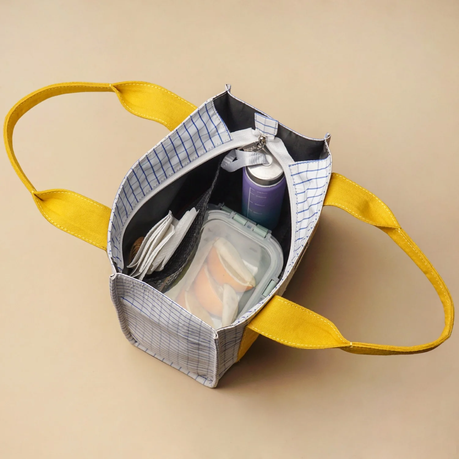 Shiro Checkered Lunch Bag - Image 8