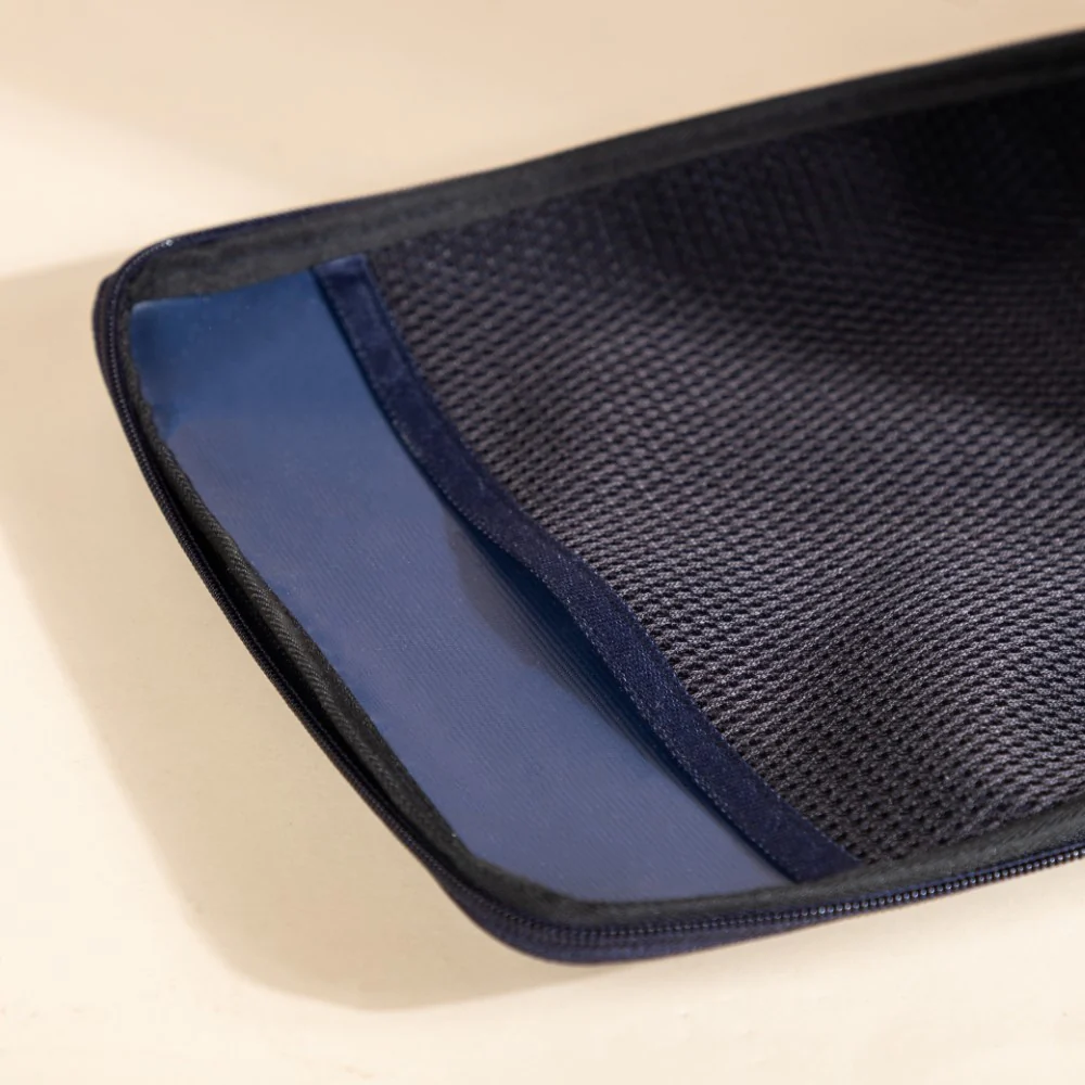 Shoe Bag Navy Blue 9x12 Inch Ultra Lightweight - Image 8