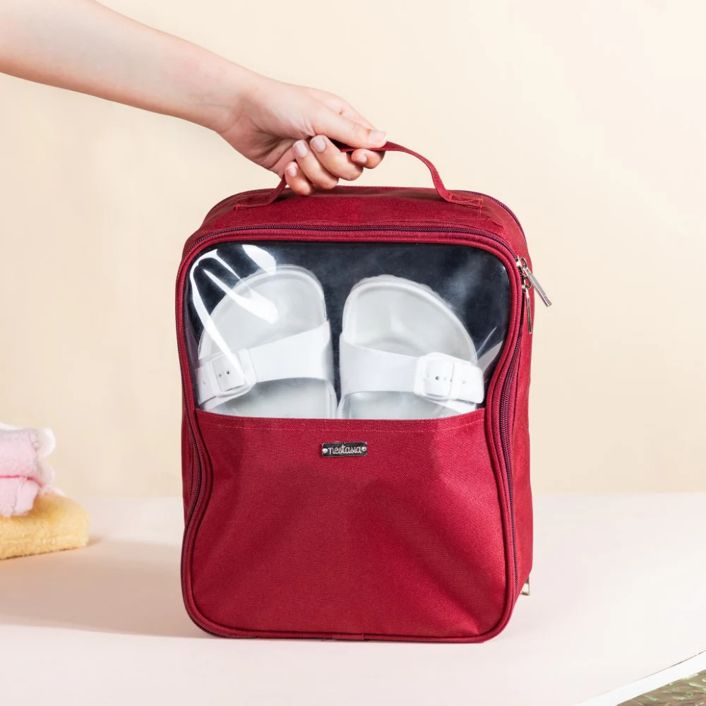 Shoe Bag Waterproof Sporty Red - Image 5