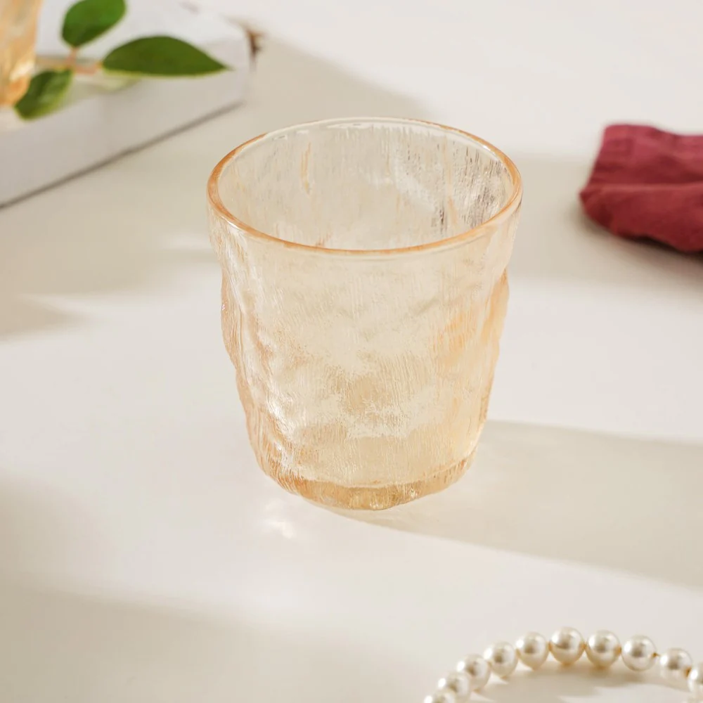 Short Amber Glacier Glass Set Of 6 250 ml - Image 7