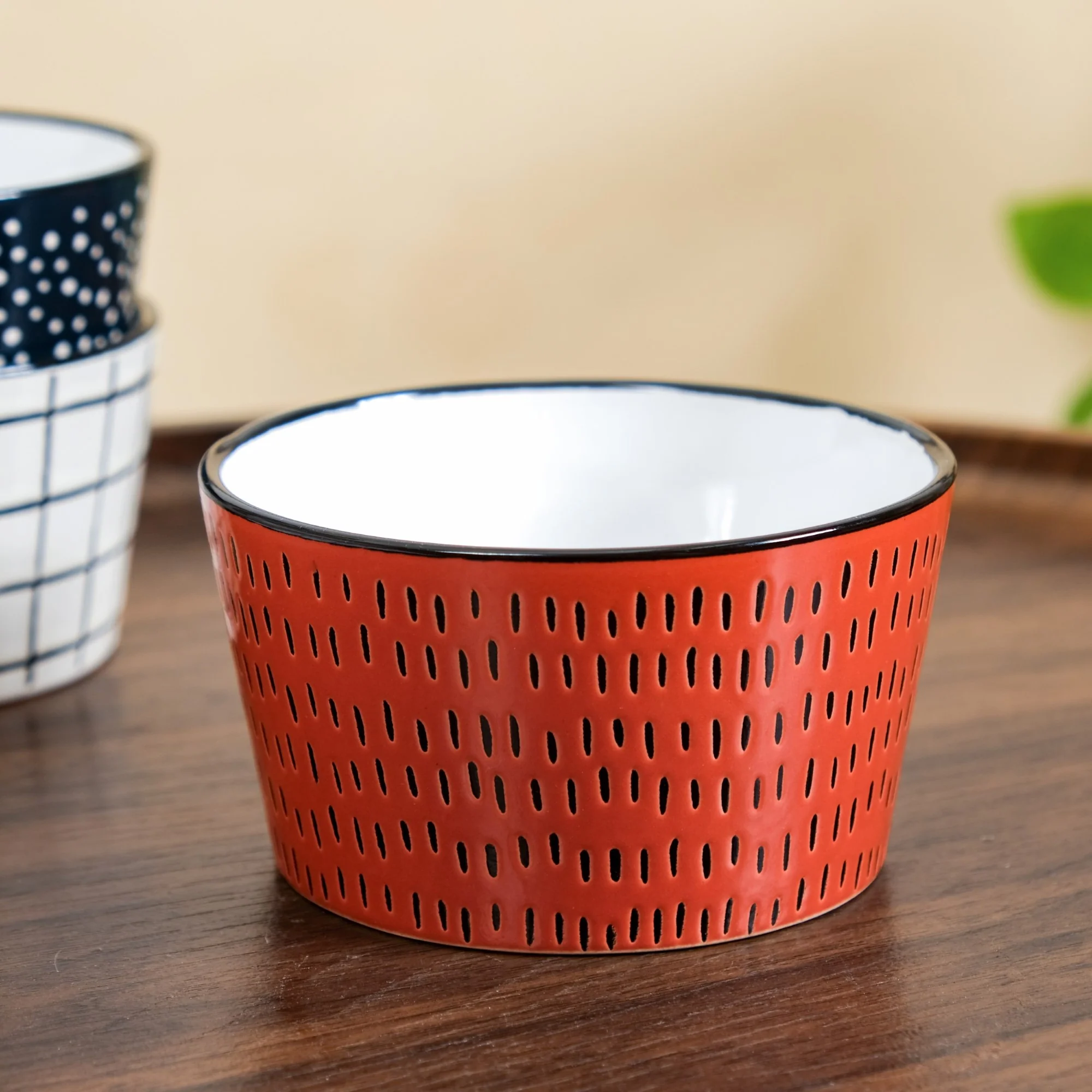 Sienna Ceramic Bowl For Snacks Set Of 4 400ml - Image 10