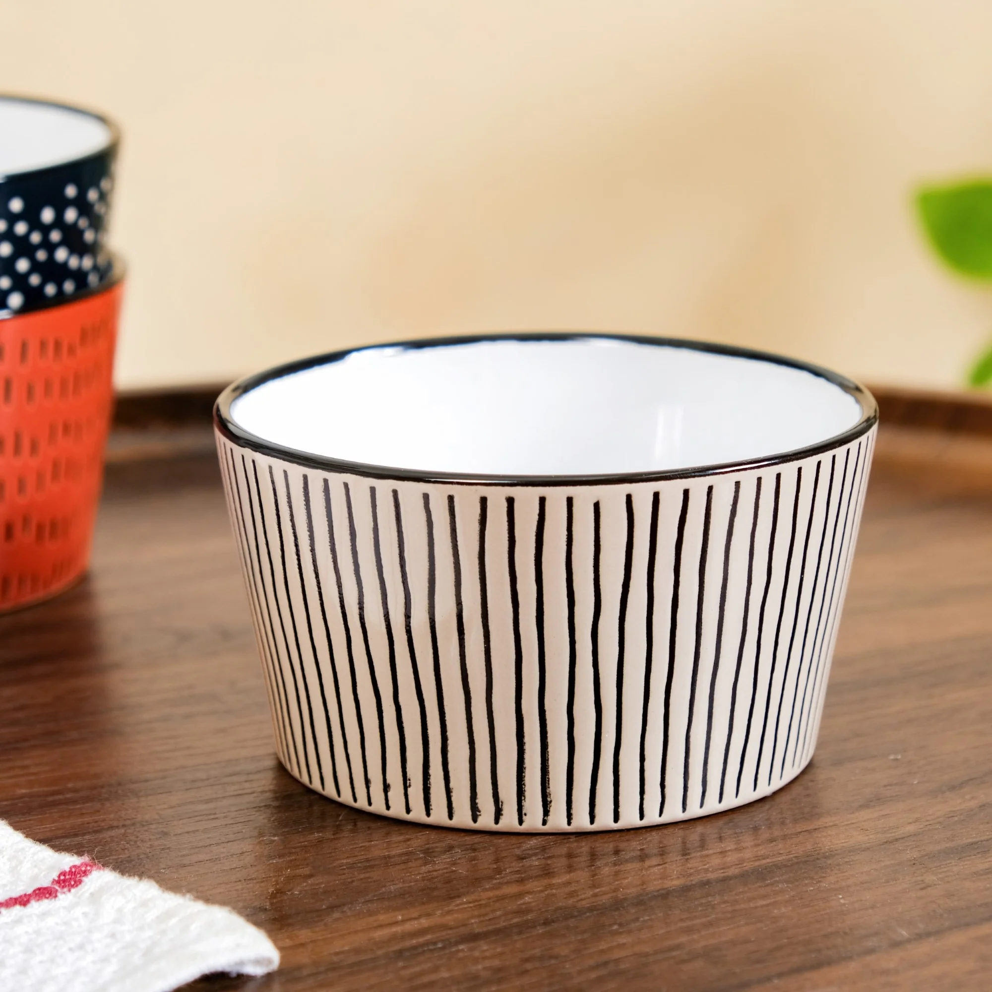 Sienna Ceramic Bowl For Snacks Set Of 4 400ml - Image 9