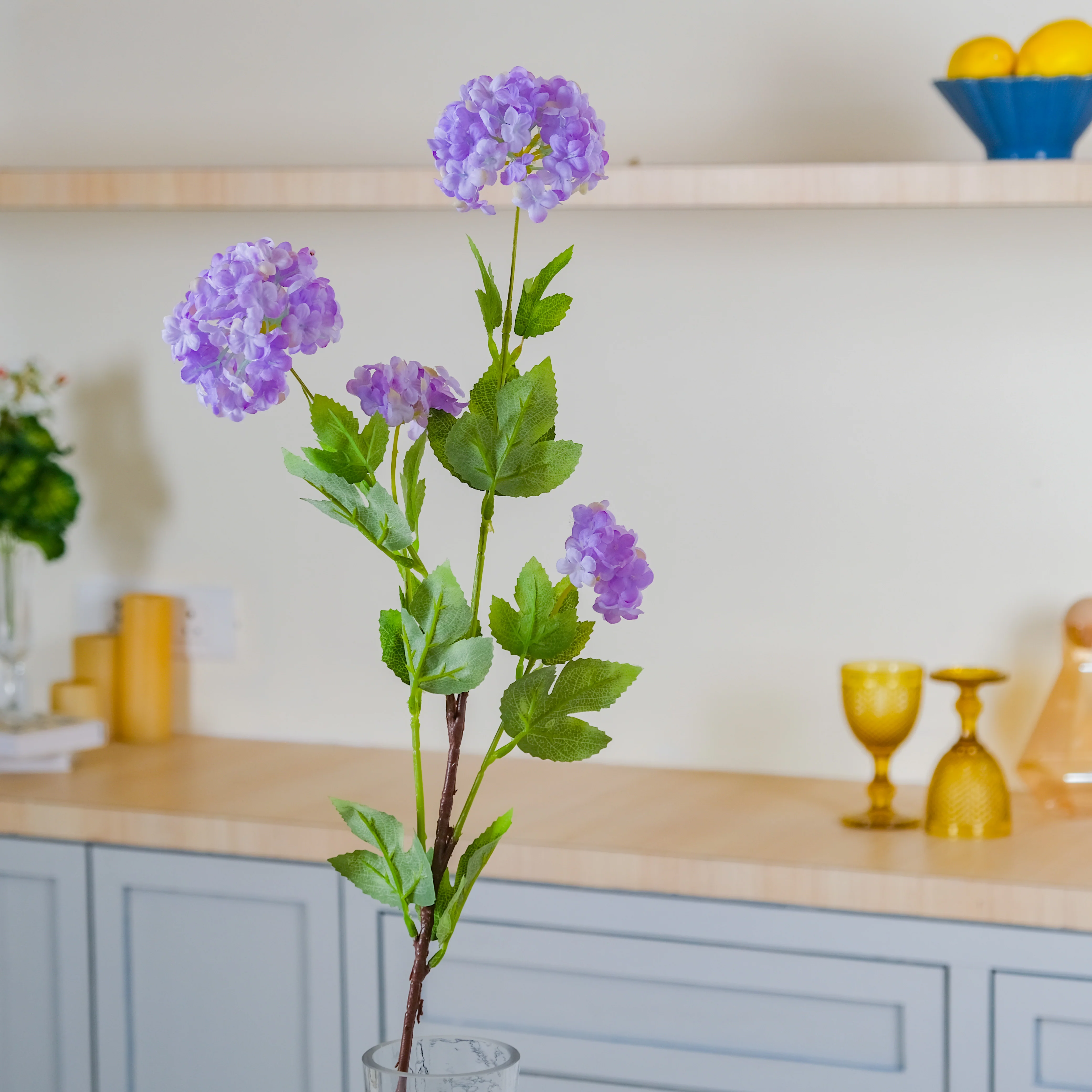 Silk Hydrangea Stem - Image 5