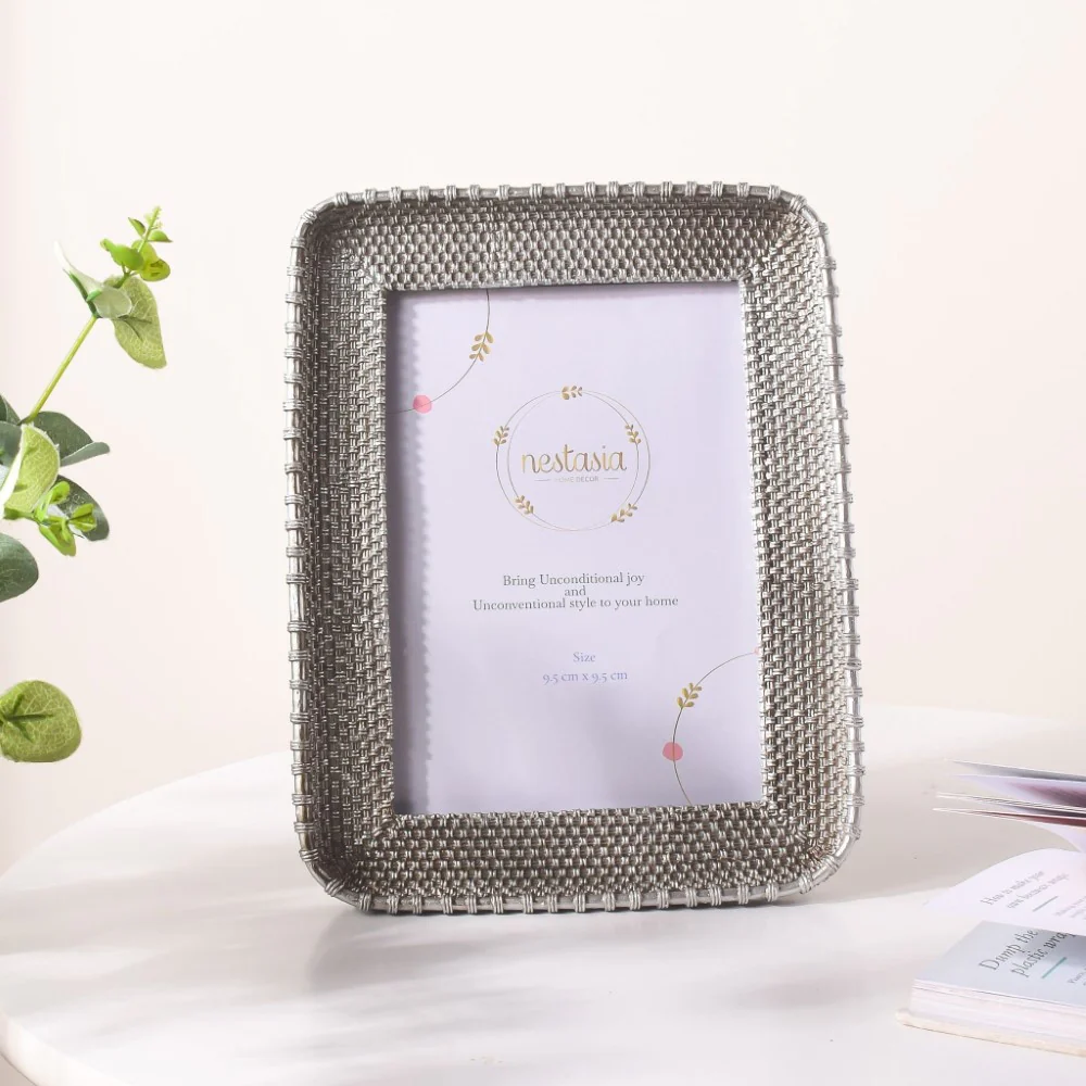Silver Glam Rectangle Photo Frame - Image 3