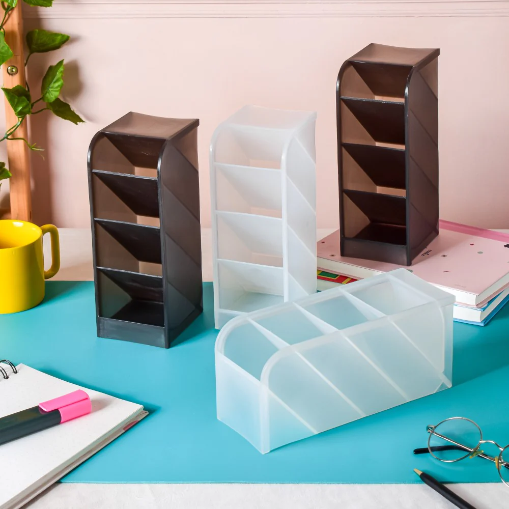 Slanting Desk Organiser Black Set Of 2 - Image 11