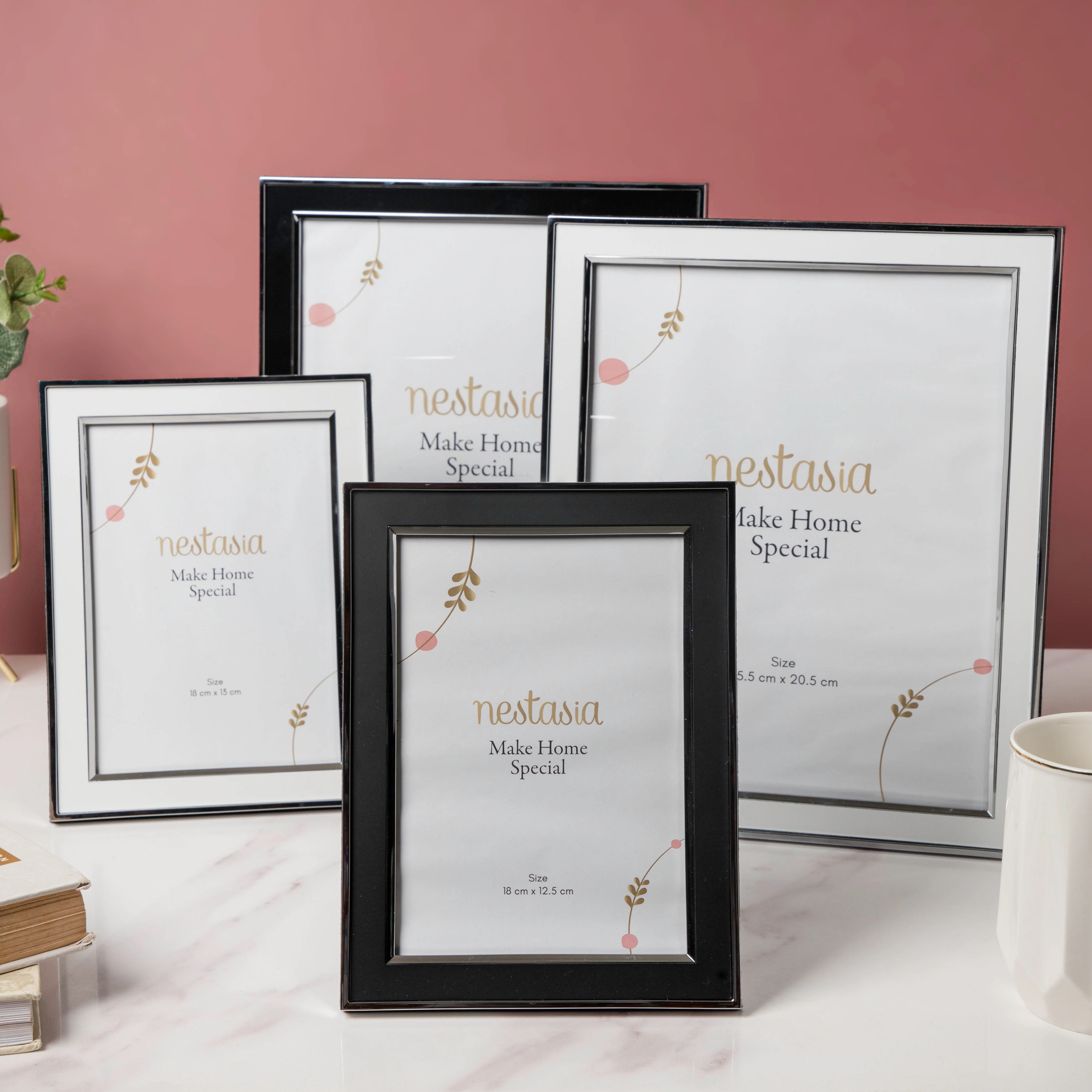 Sleek White Photo Frame 8 Inch - Image 6