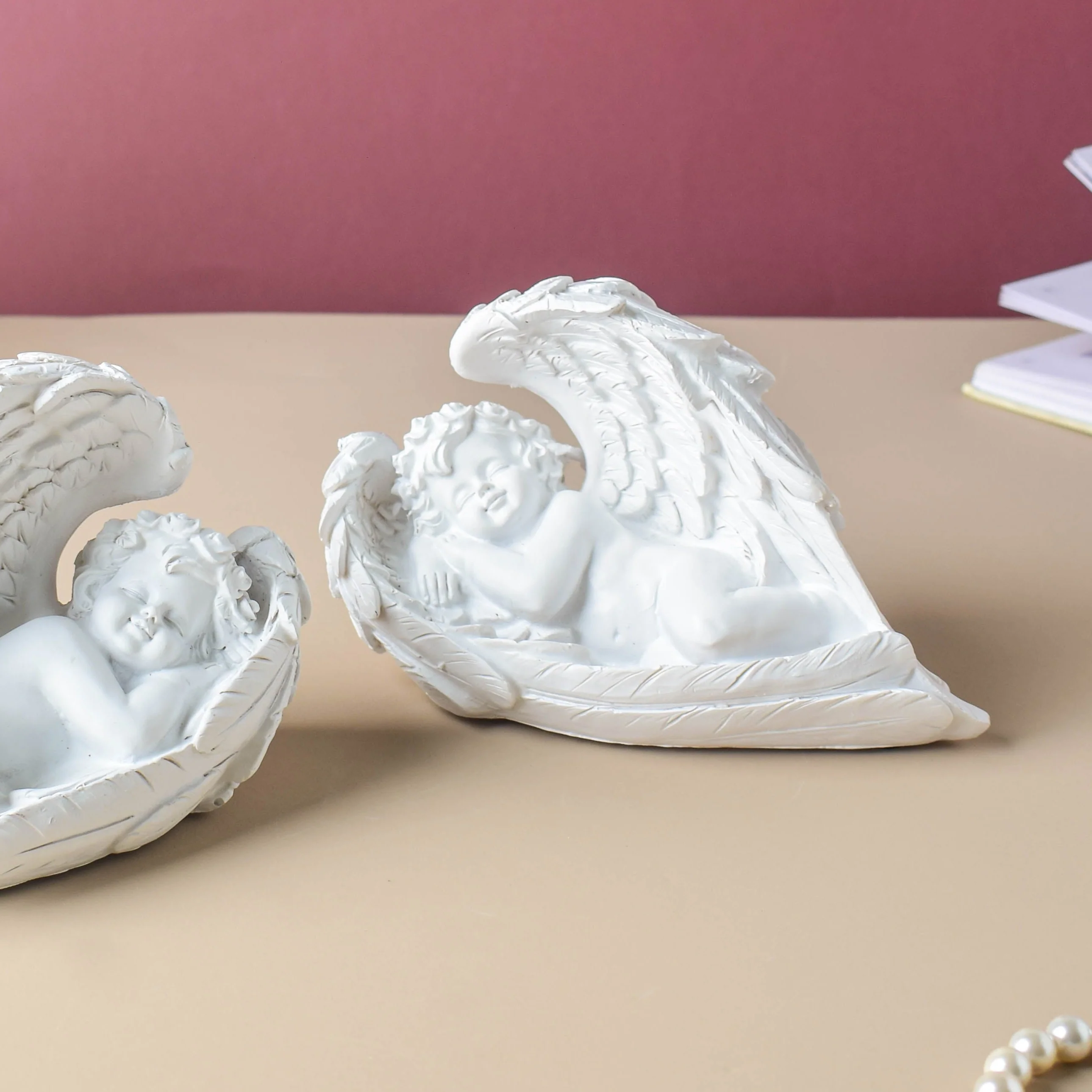 Sleeping Angel Statue - Image 2