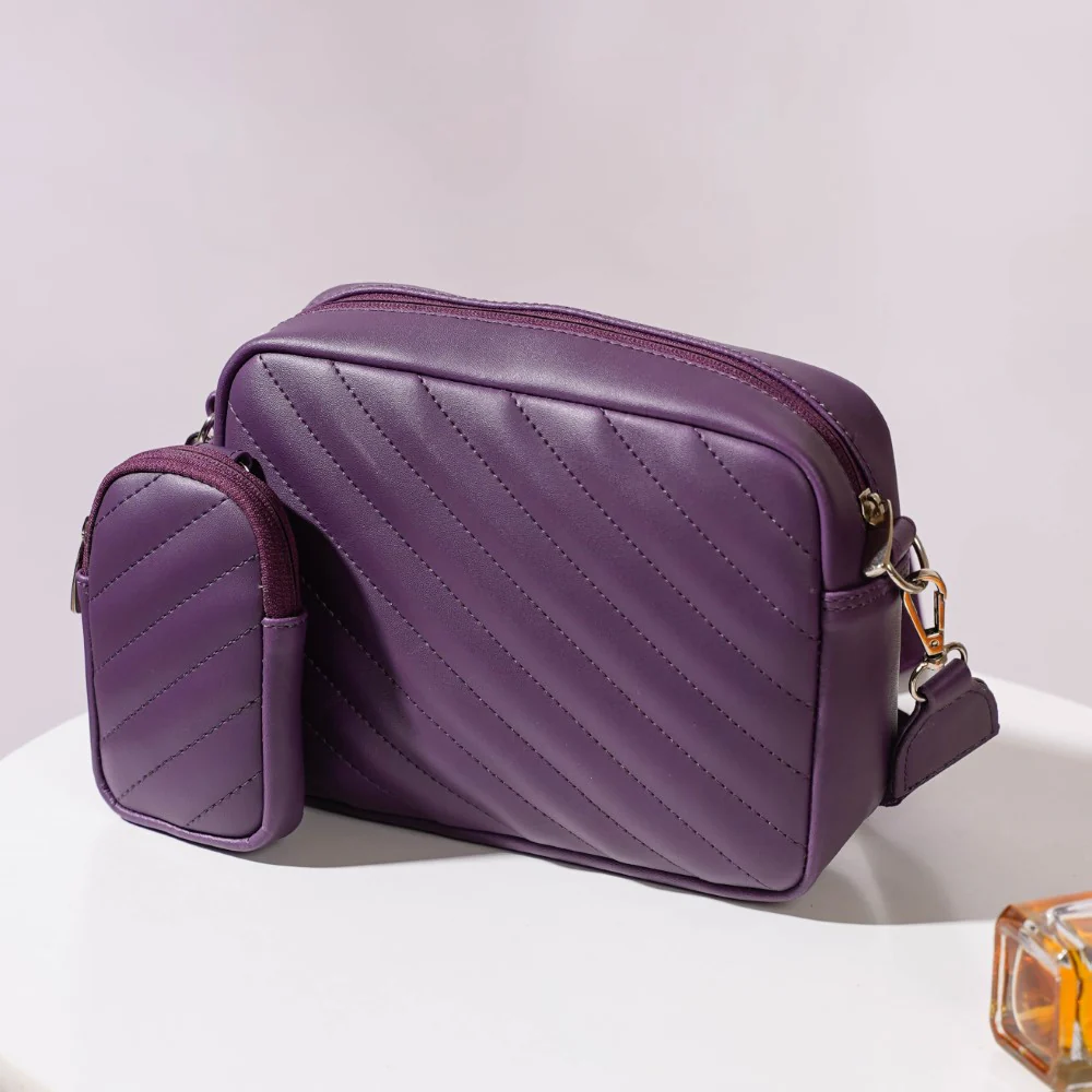 Sling Bag For Women Purple - Image 13