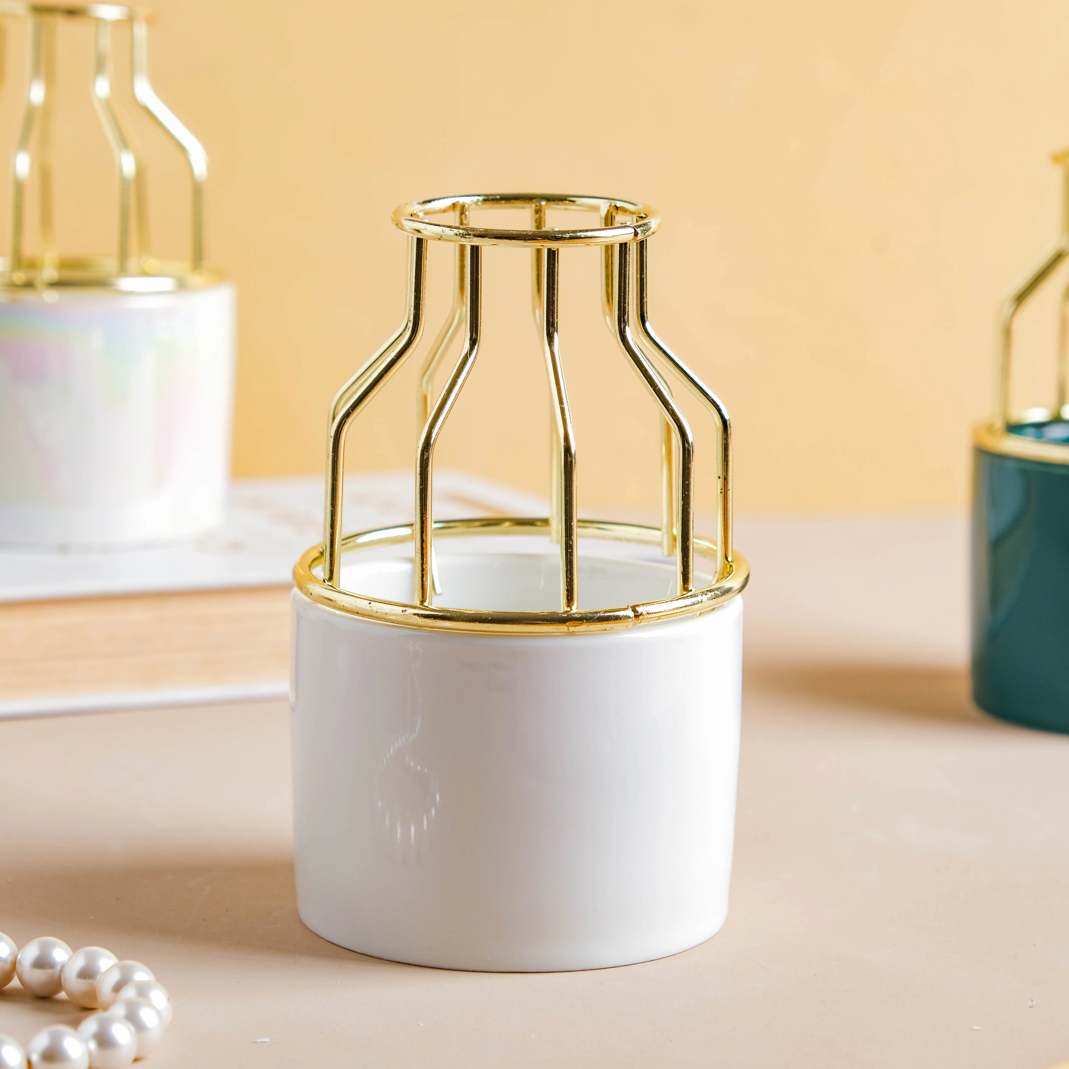 Small Ceramic Pot for Plants - Image 10