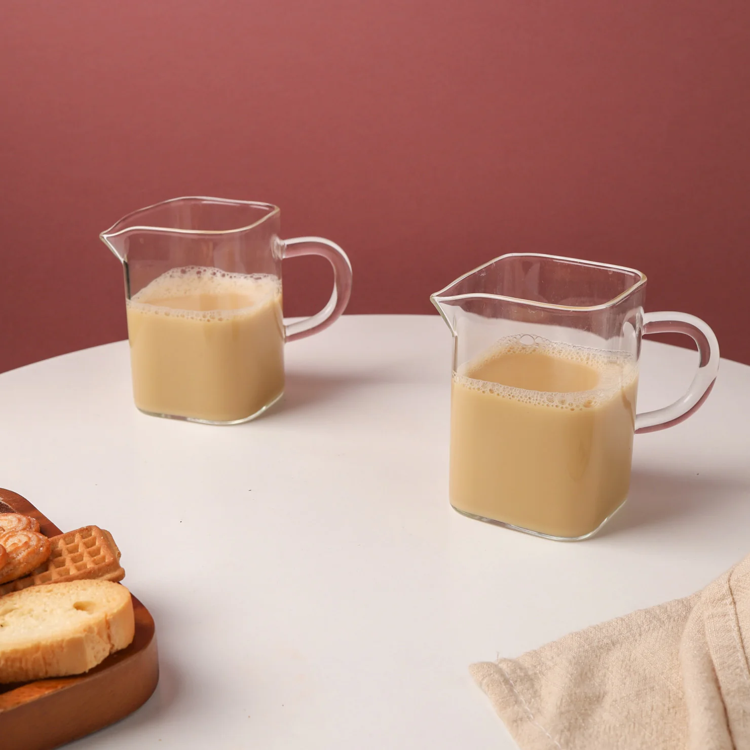 Small Glass Jug Set of 2 - Image 3