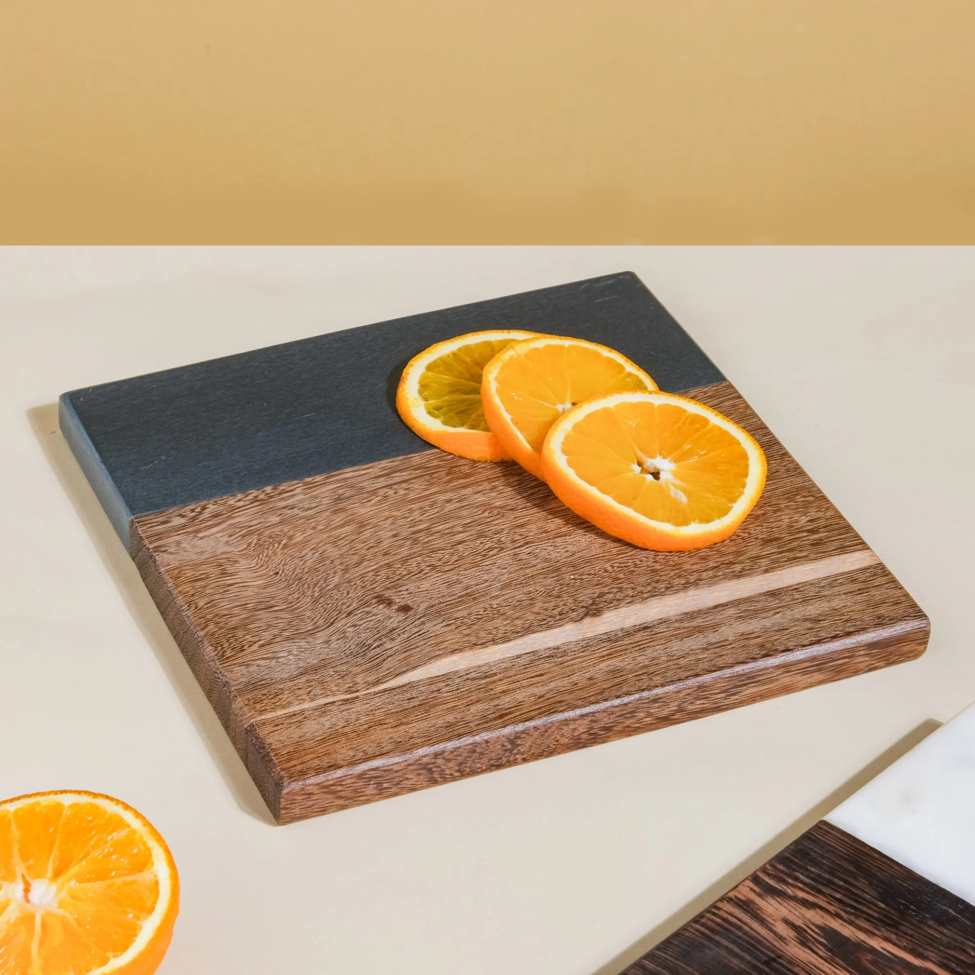 Small Marble And Wood Cheese Board - Image 6
