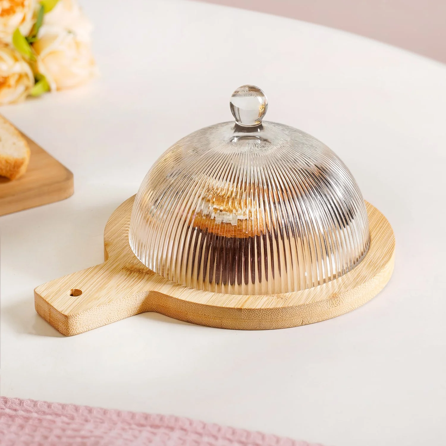 Small Serving Platter With Cloche 16cm - Image 8