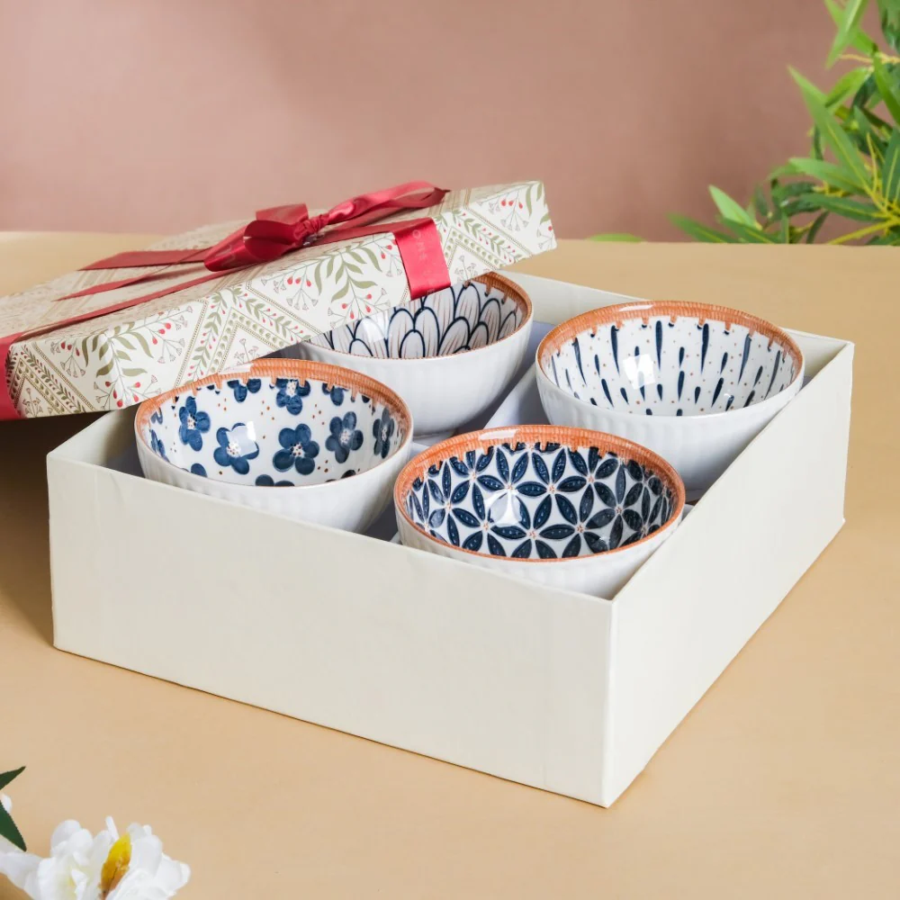 Snack Bowl Set Of 4 With Gift Box - Image 2