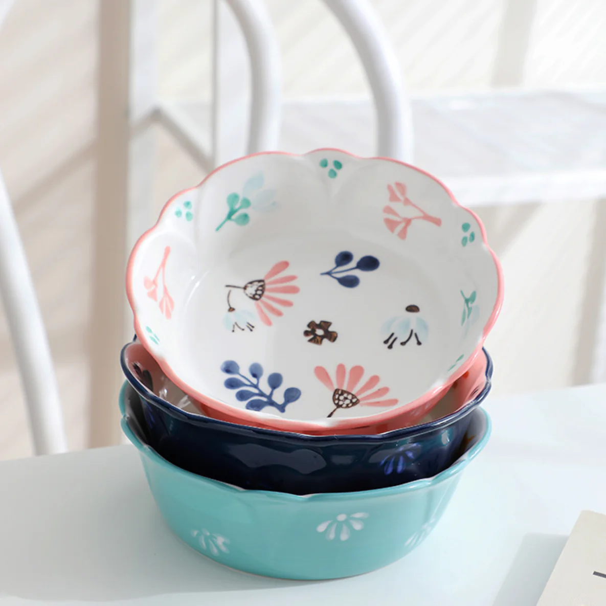 Snack Bowl with Wavy Rim 300 ml - Image 5