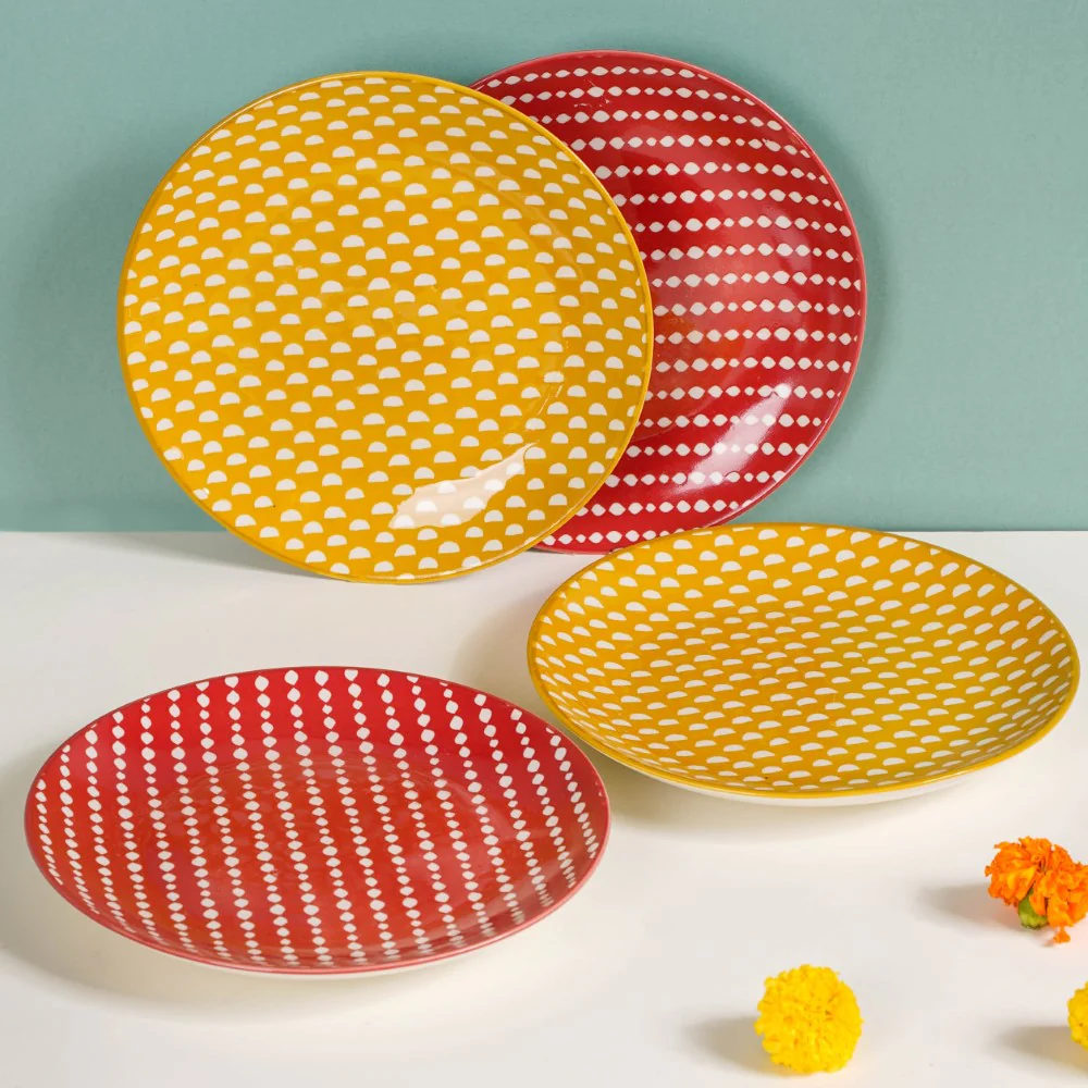 Snack Plates Rakhi Gift Hamper Set Of 5 - Image 3