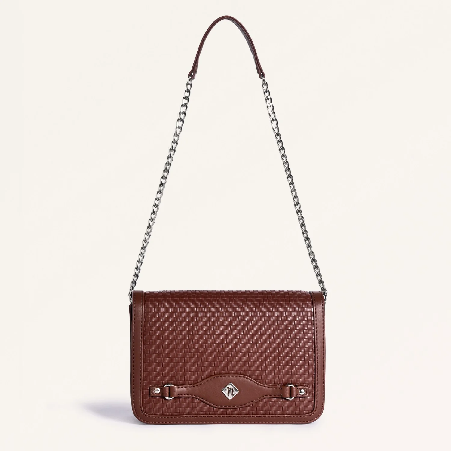 Soi Tresse Menue Brown Sling Bag - Image 4
