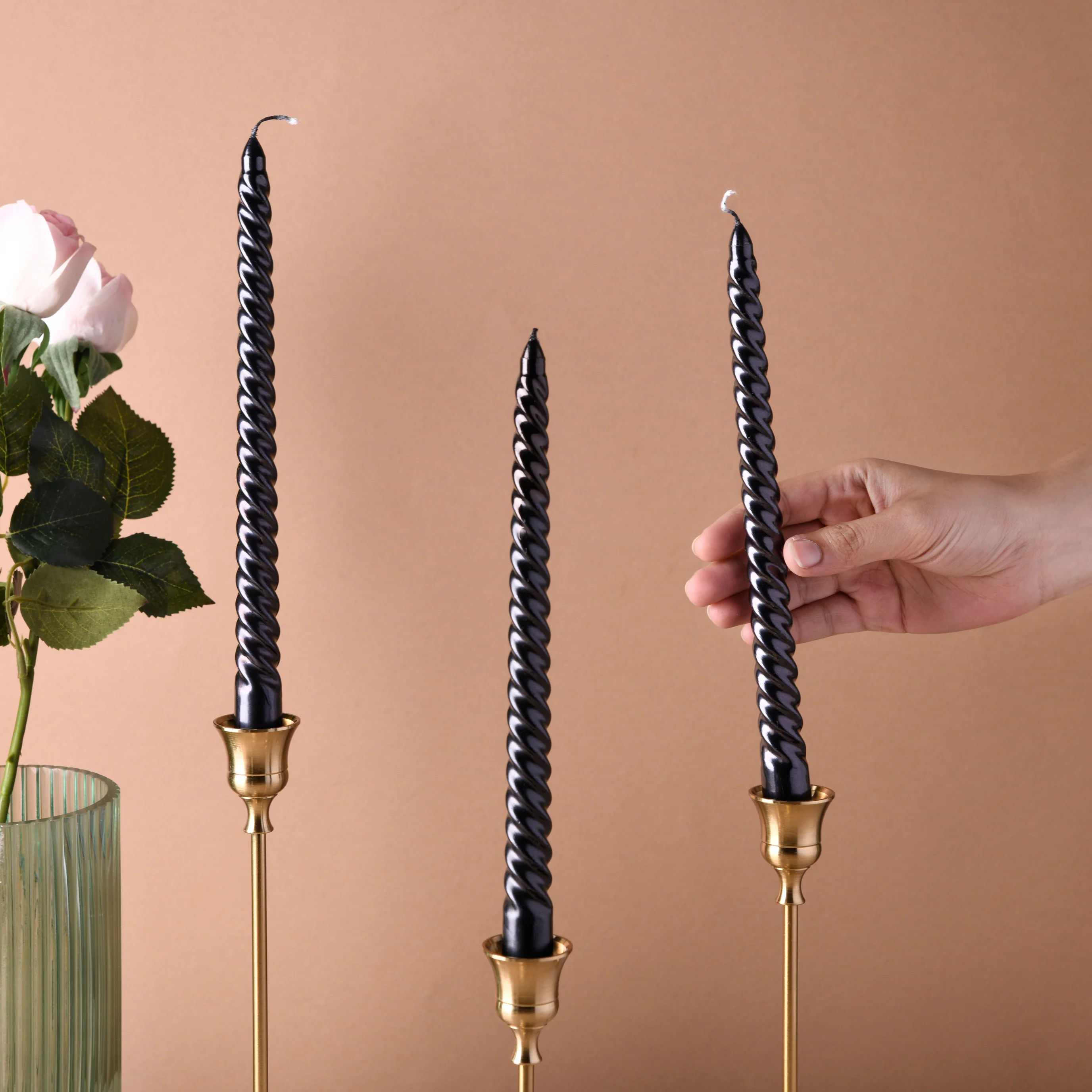 Spiral Taper Candle Set of 4 - Image 7