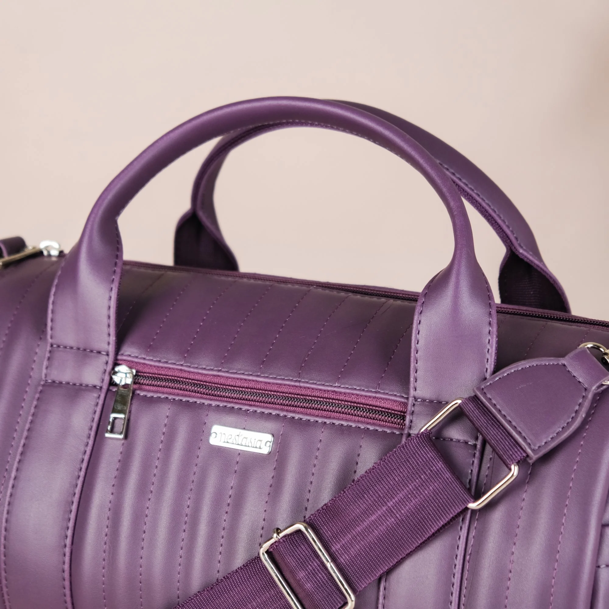 Sporty Duffle Bag Purple Set Of 2 - Image 5