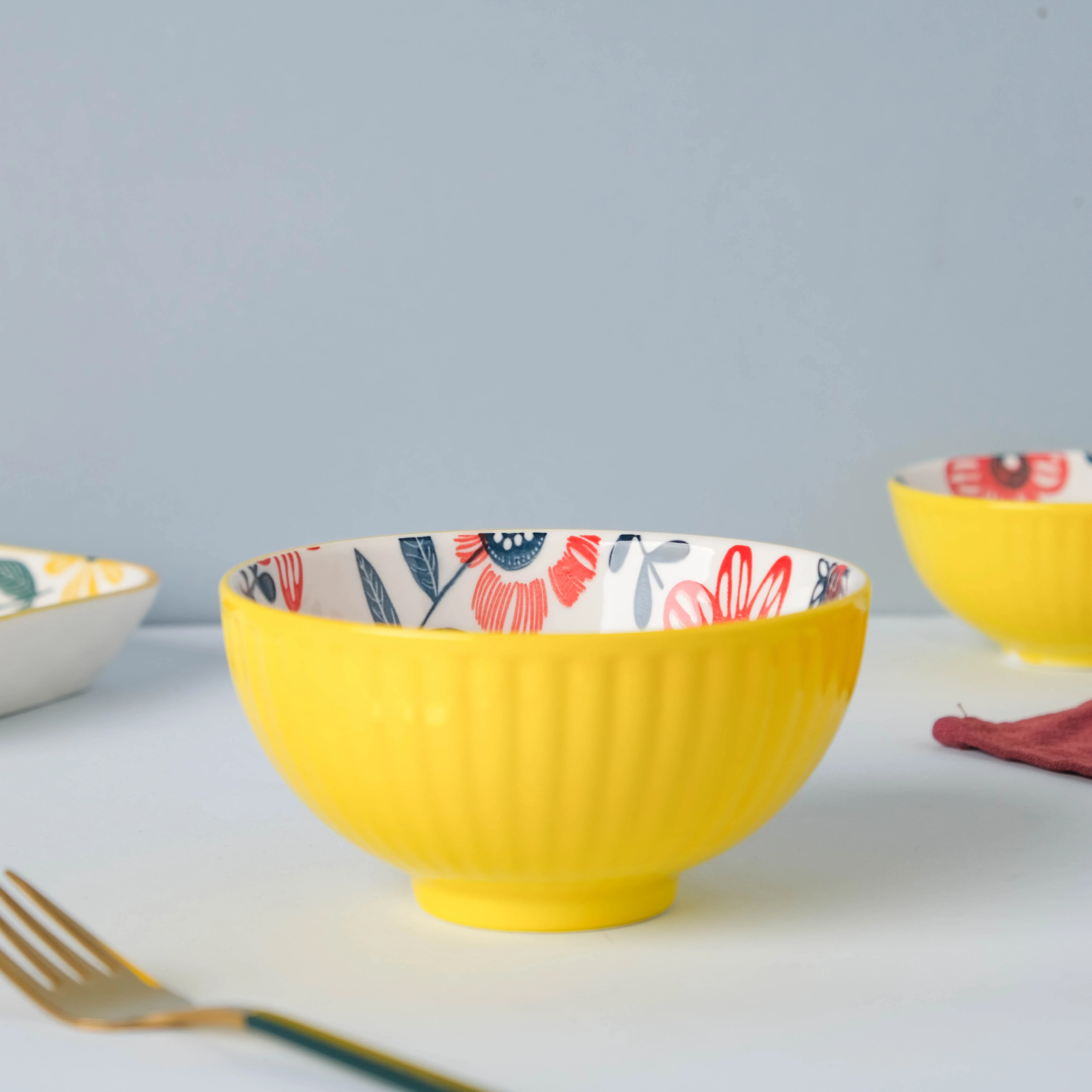 Spring Floral Salad Bowl Small 300 ml - Image 5