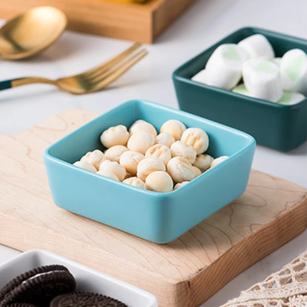 Square Bowls and Wooden Trays - Image 8