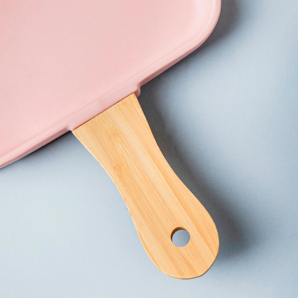 Square Plate With Wooden Handle - Image 4