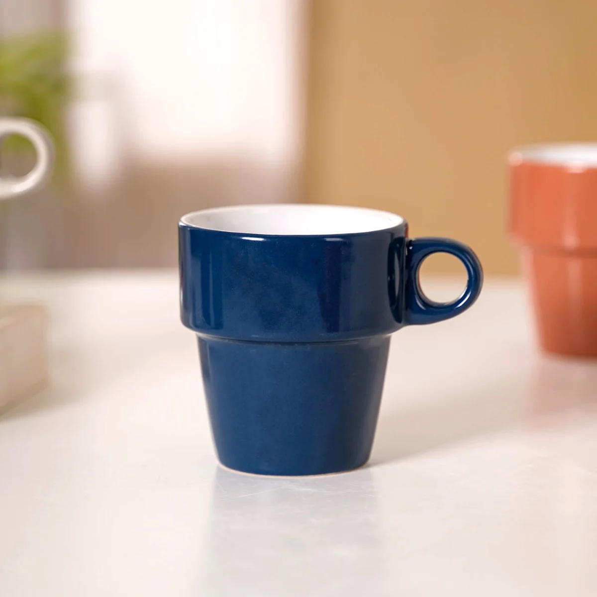 Stackable Cups Set of 6 Multicolour With Box 250ml - Image 11