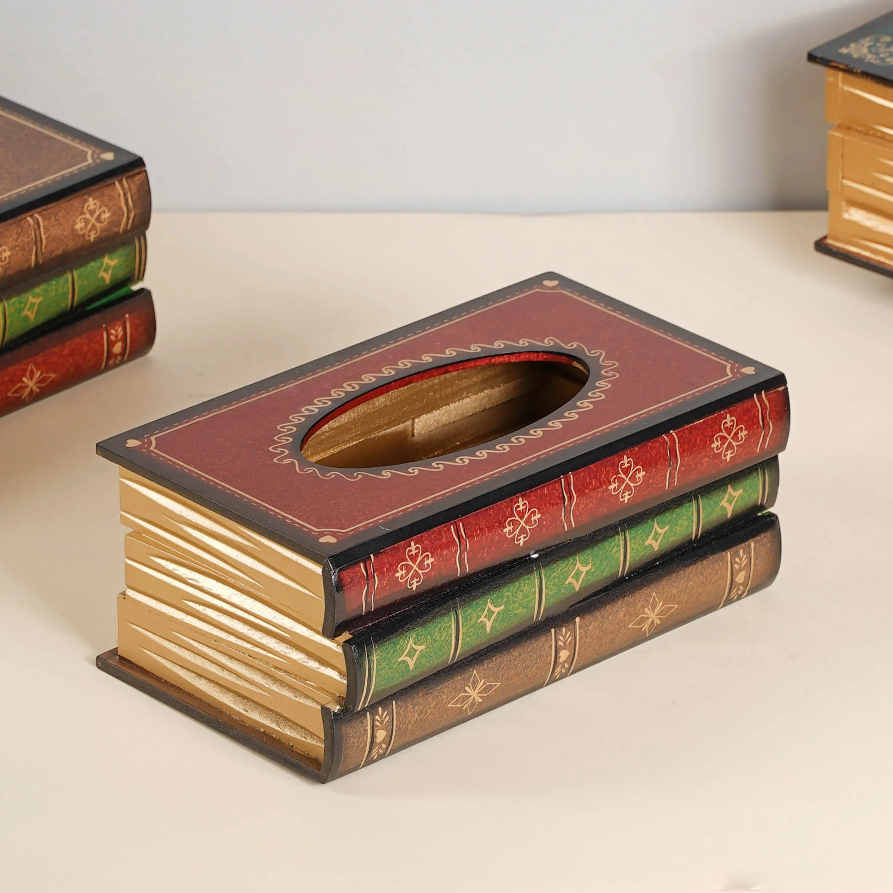 Stacked Books Tissue Box - Image 13