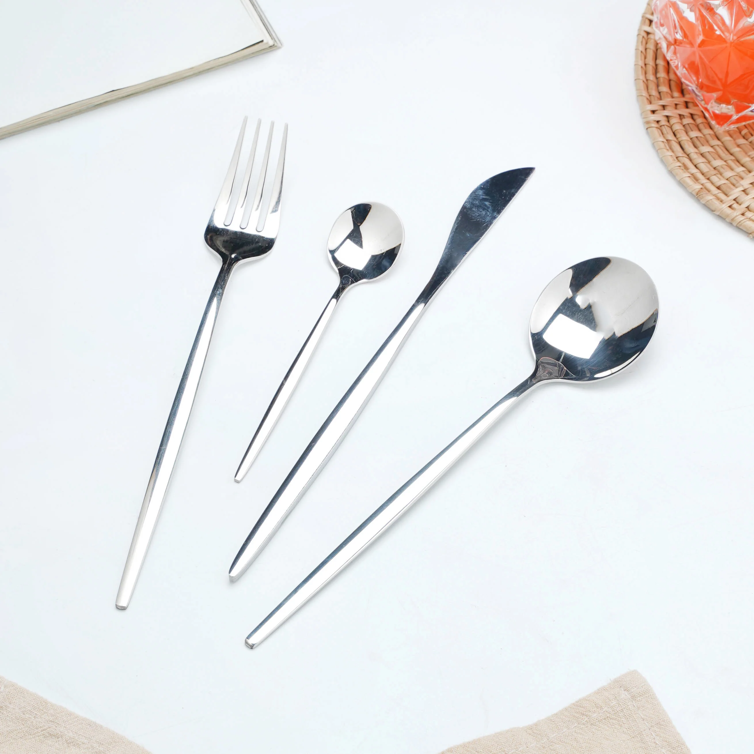 Stainless Steel Flatware Set - Image 3