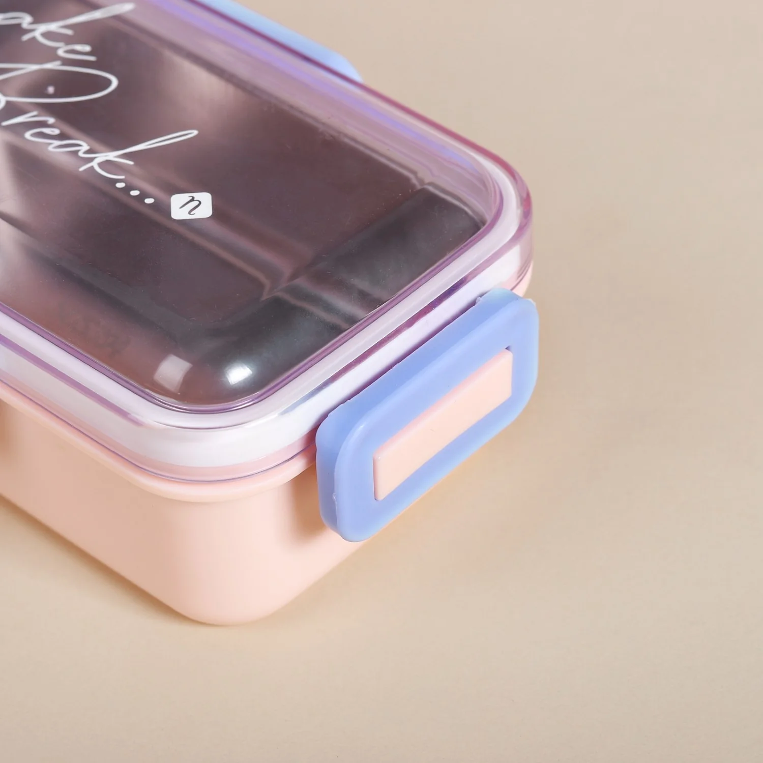 Stainless Steel Lunch Box For Office Small Pink 530ml - Image 19