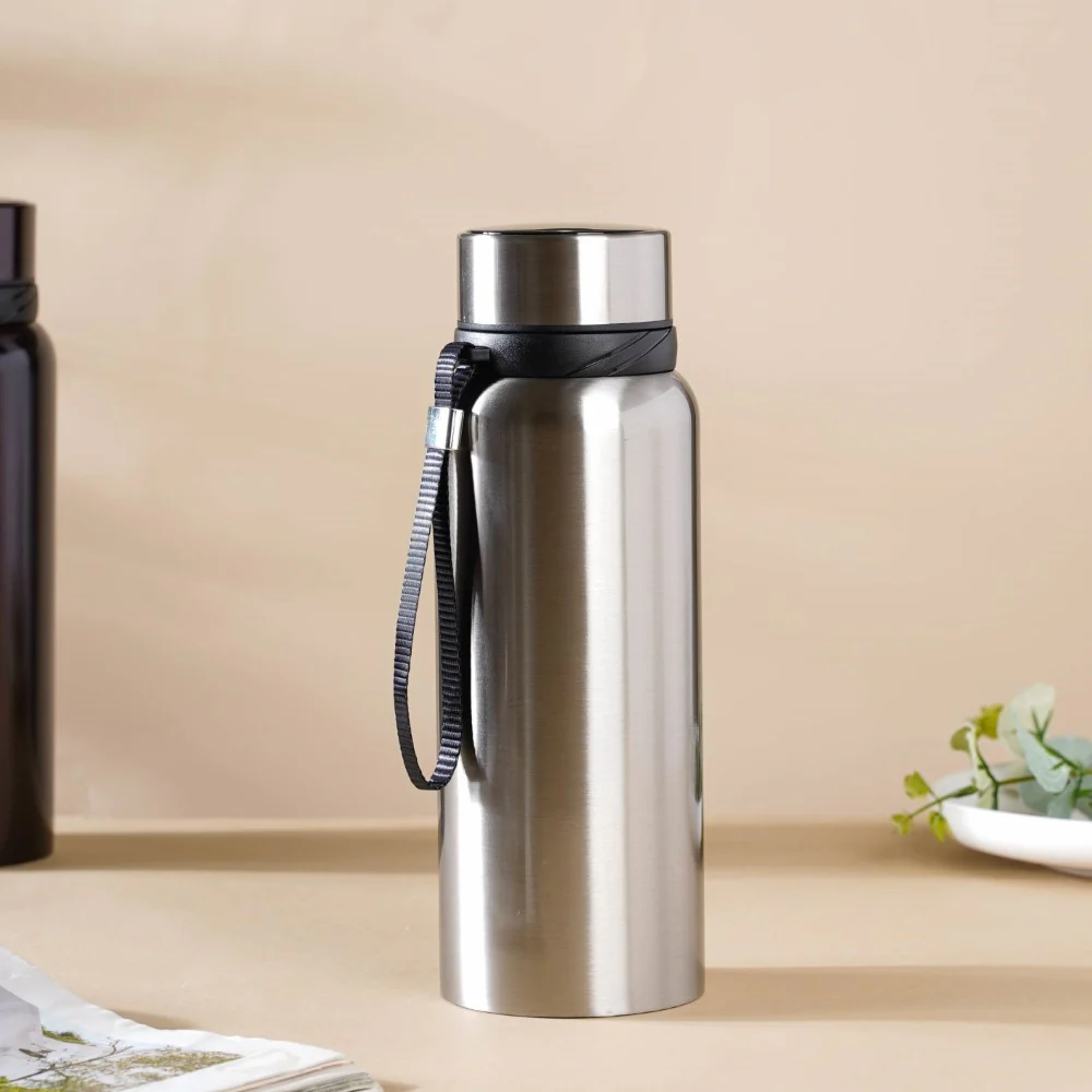 Steel Flask Grey 800 ml - Image 7