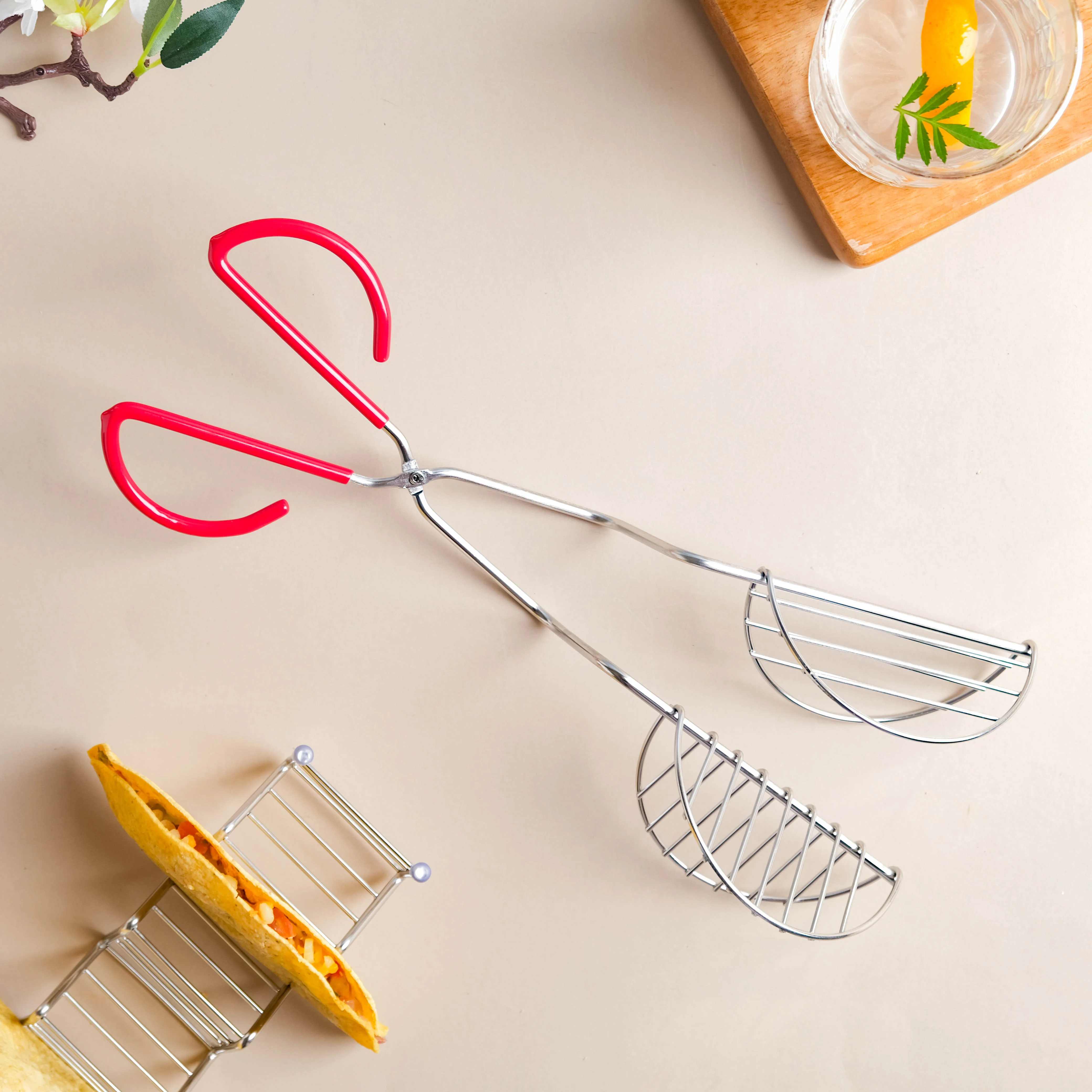 Steel Scissors Tongs