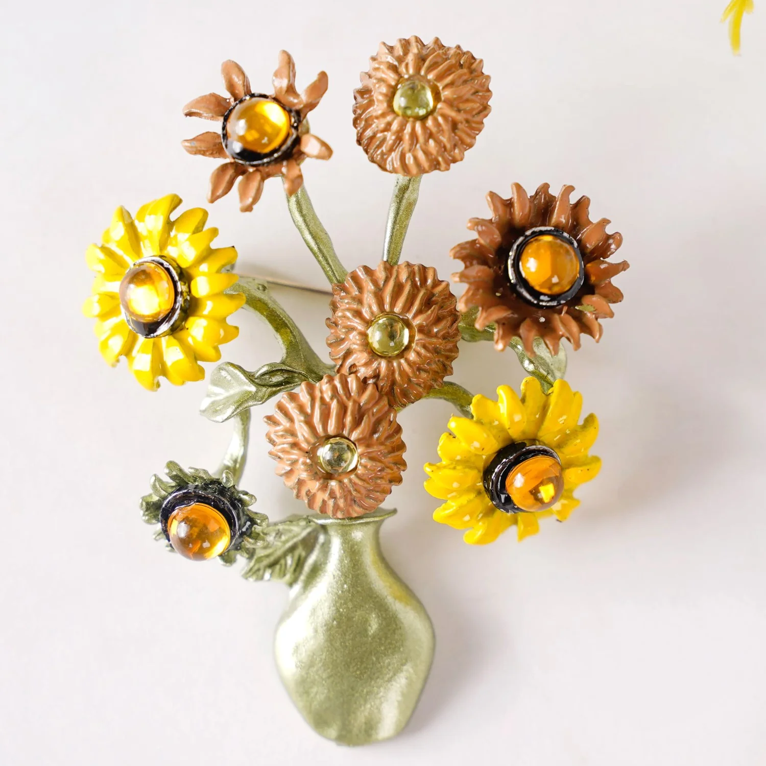 Sunflower Brooch Pin For Women - Image 6