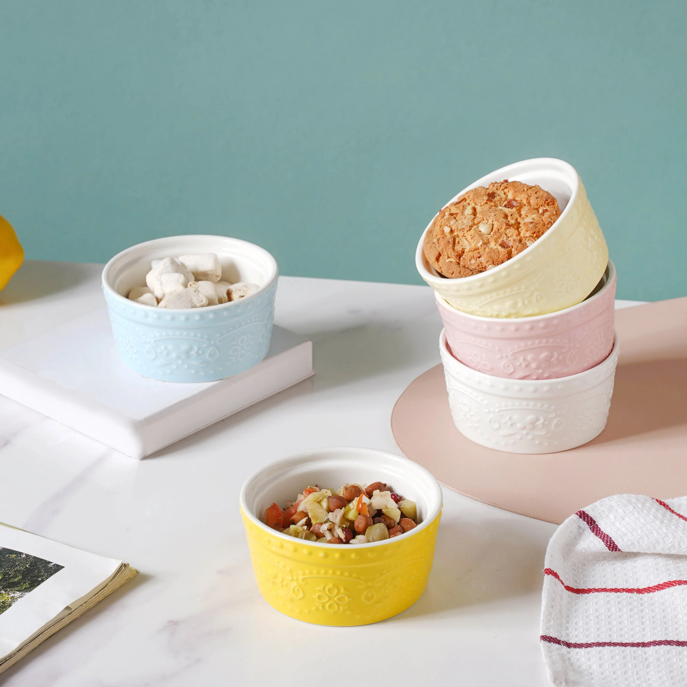 Sunshine Textured Pudding Bowl - Image 6