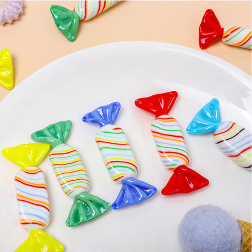 Sweet Candy O' Mine Blue Glass Decor - Image 8