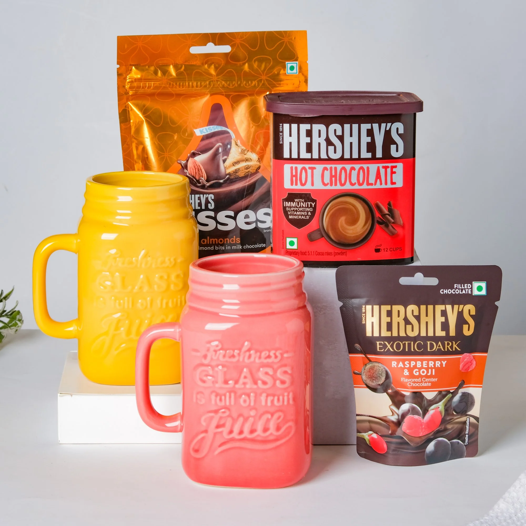 Sweetness Overloaded Mug & Hot Chocolate Gift Hamper Set Of 5 - Image 2