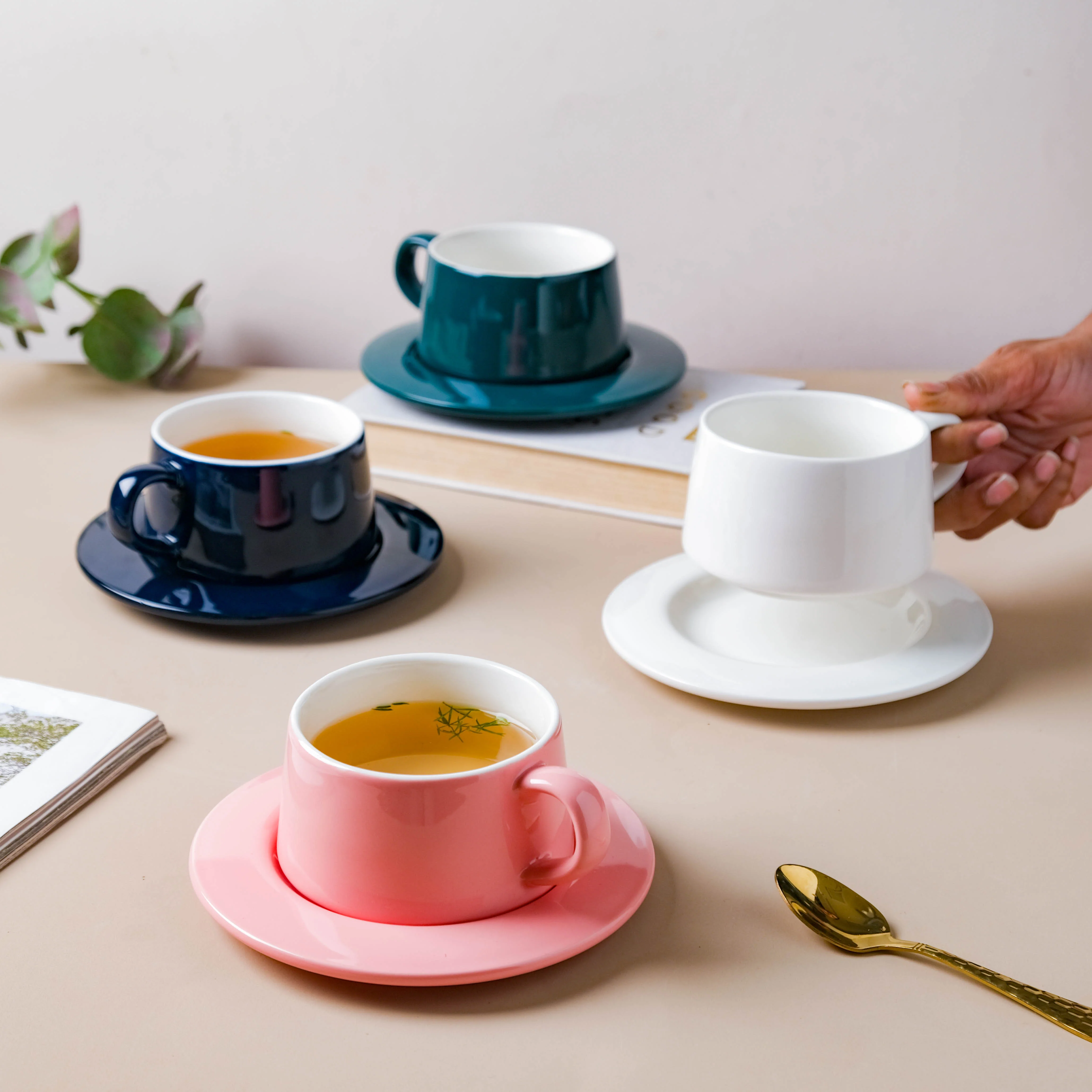 Teacup and Saucer Set - Image 7